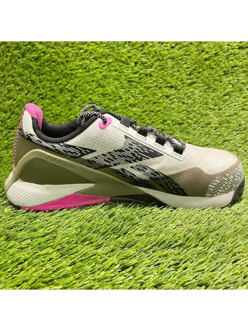 Reebok Nano X1 Adventure Womens Size 7.5 Gray Composite Toe Safety Work Shoes